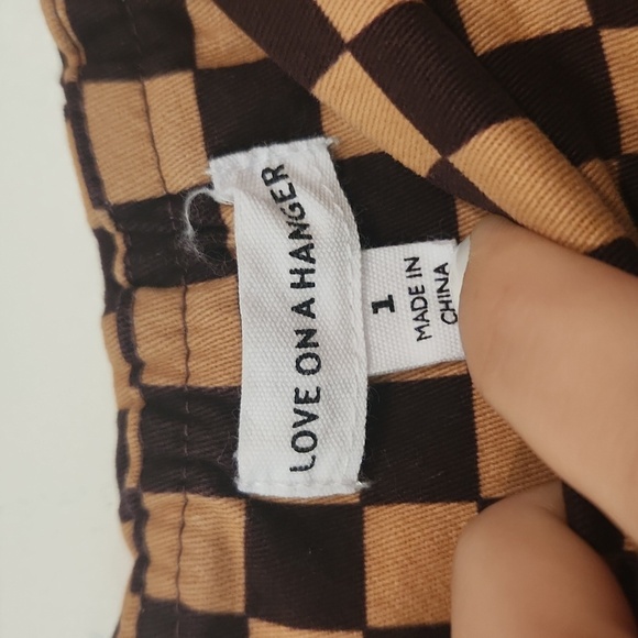 Love the hanger checkers skirt women's - Picture 2 of 3